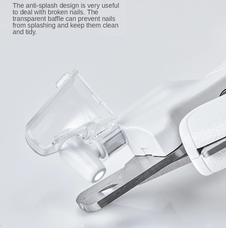 Animal Nail Grooming Tool: LED Light Clipper Scissors for Dogs and Cats