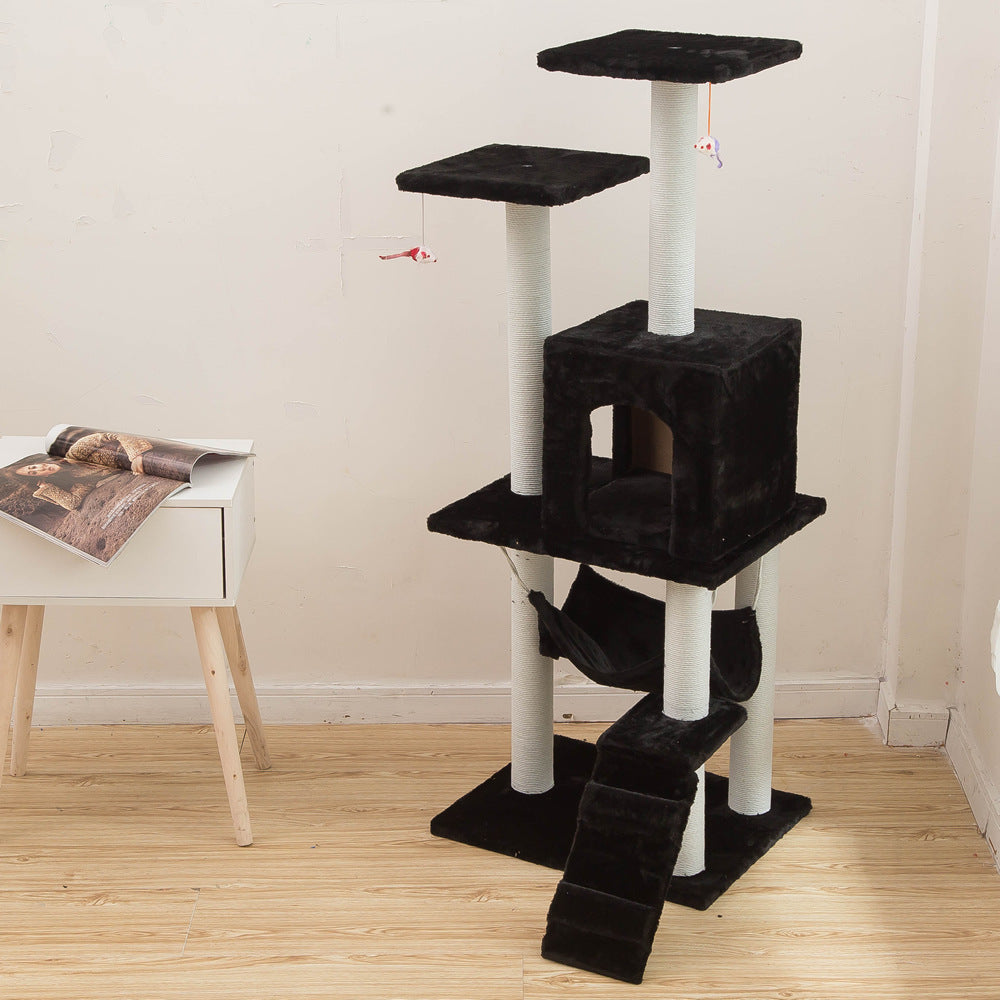 Modern Cat Tree Condo & Climbing Frame | Vertical Pet Activity Center Toy
