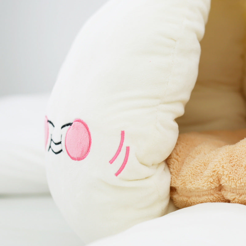 Cozy Pet Cave Bed & Tent | Warm Winter House Sleeper with Soft Cushion Mat