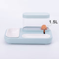 Kitten & Puppy Feeding Station: 4-Style Cat Bowl with 1.5L Automatic Drinking Fountain