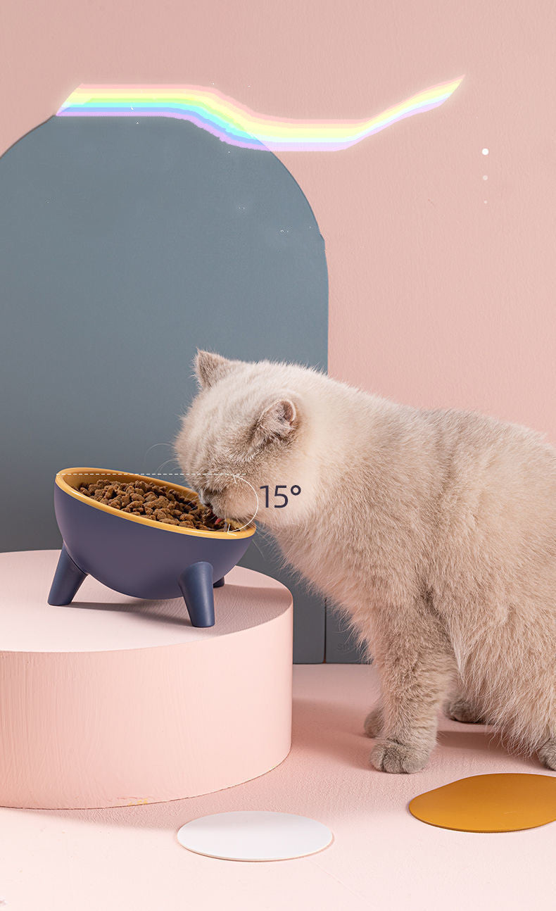 Modern Pet Food Feeder | Nordic Color Bowl and Stand for Dogs, Cats & Small Animals