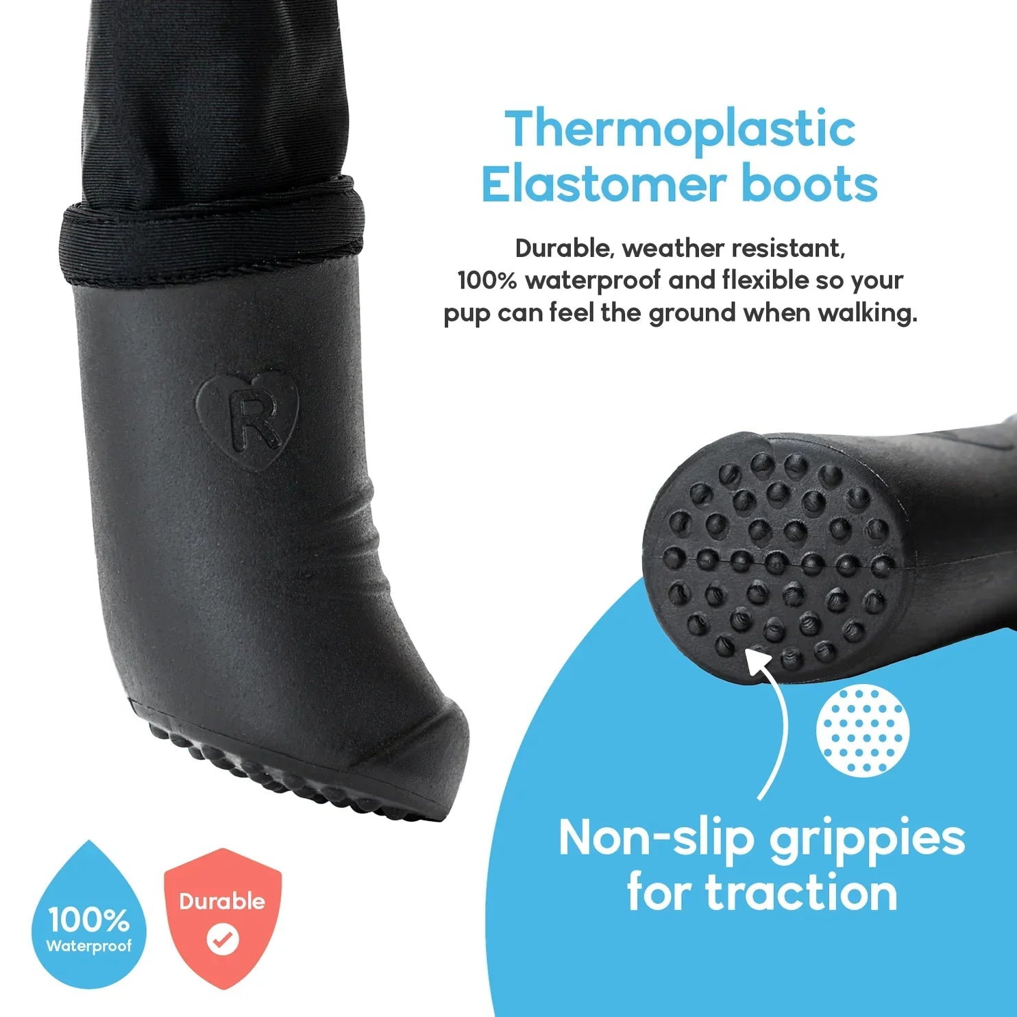 Premium Dog Leggings for Boots | Deluxe Anti-Slip Protective Winter Leg Covers