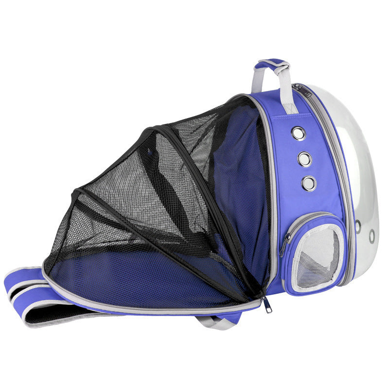 Breathable Bubble Pet Carrier Handbag | Portable Puppy & Rabbit Rucksack with Wide View