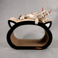 Adorable Cat Head Scratcher | Durable Corrugated Cardboard Pet Toy