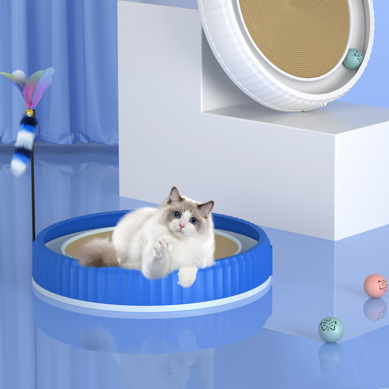 Modern Round Cat Scratching Pad | Wear-Resistant Claw Grinder Pet Product