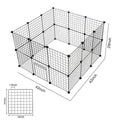 Heavy-Duty Dog & Pet Safety Barrier Fence | Expandable & Secure Enclosure