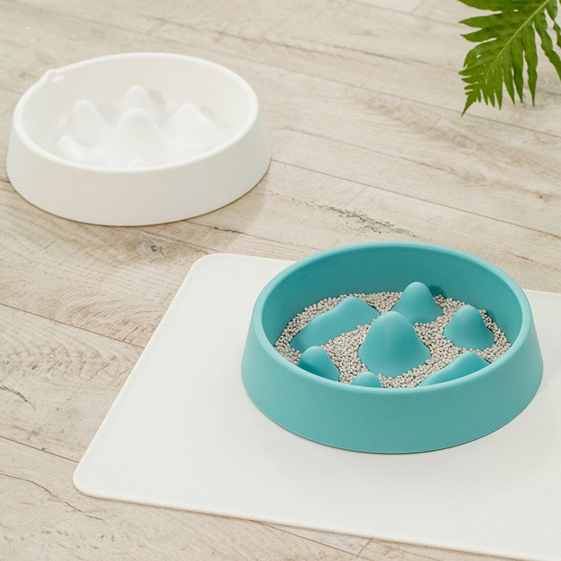 Healthy Slow Feeder Pet Bowl | Non-Skid Anti-Gulping Food Dish