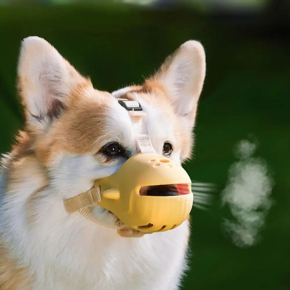 Adjustable Pet Basket Muzzle | Breathable Anti-Biting Mouth Cover