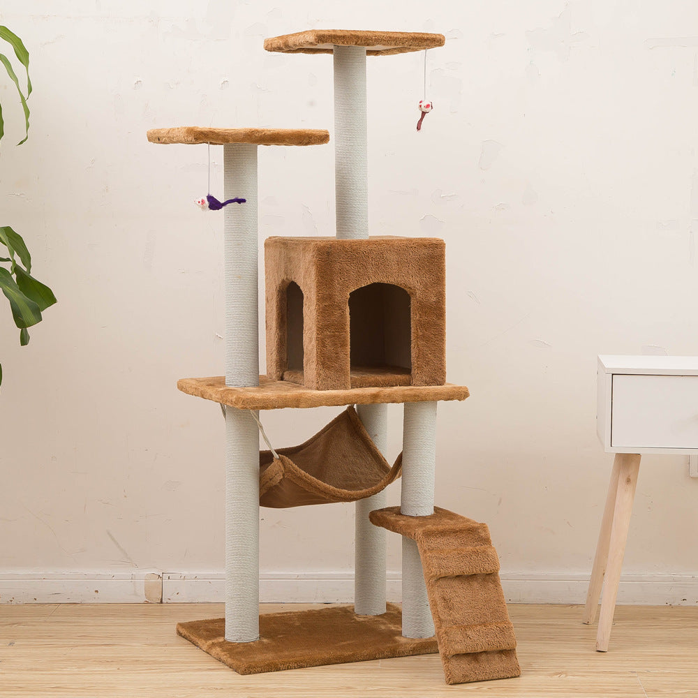 Modern Cat Tree Condo & Climbing Frame | Vertical Pet Activity Center Toy