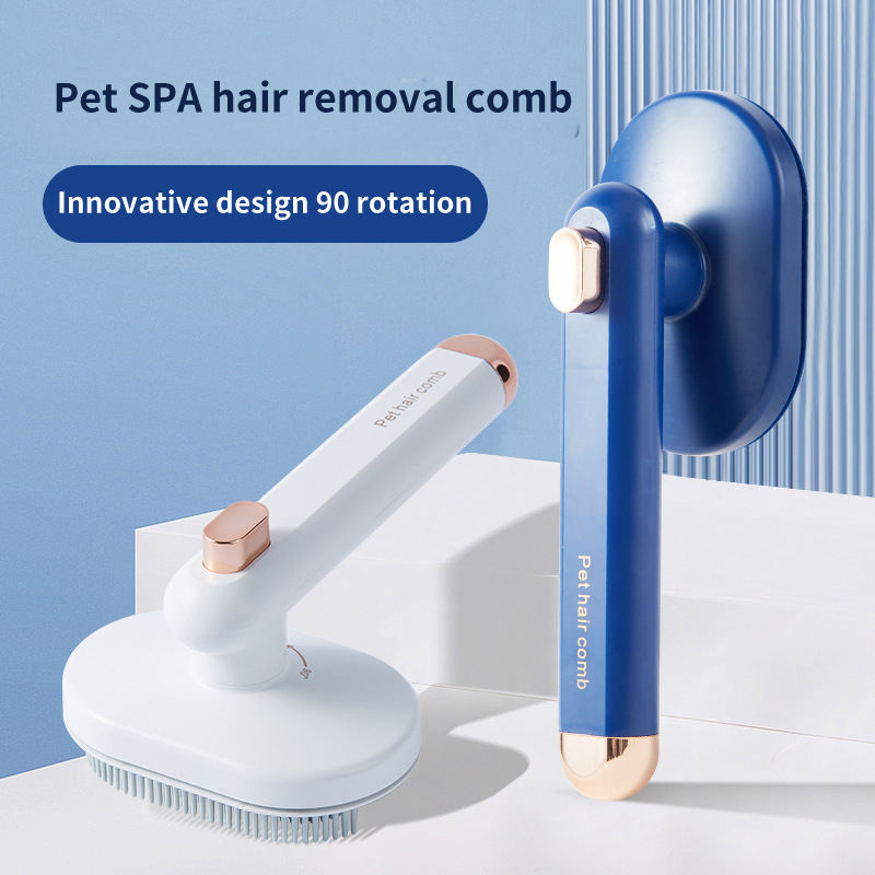 Pet Hair Removal Artifact Comb | Self-Cleaning Brush for Cat & Dog Floating Hair
