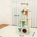 Heavy-Duty Tall Cat Scratcher Post | Jumbo Size for Large Cats & Kittens