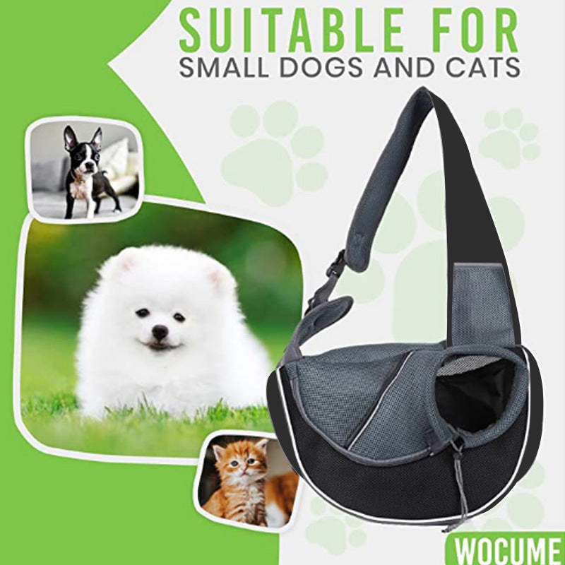 Stylish Portable Pet Carrier Bag | Crossbody Travel for Small Dog & Cat