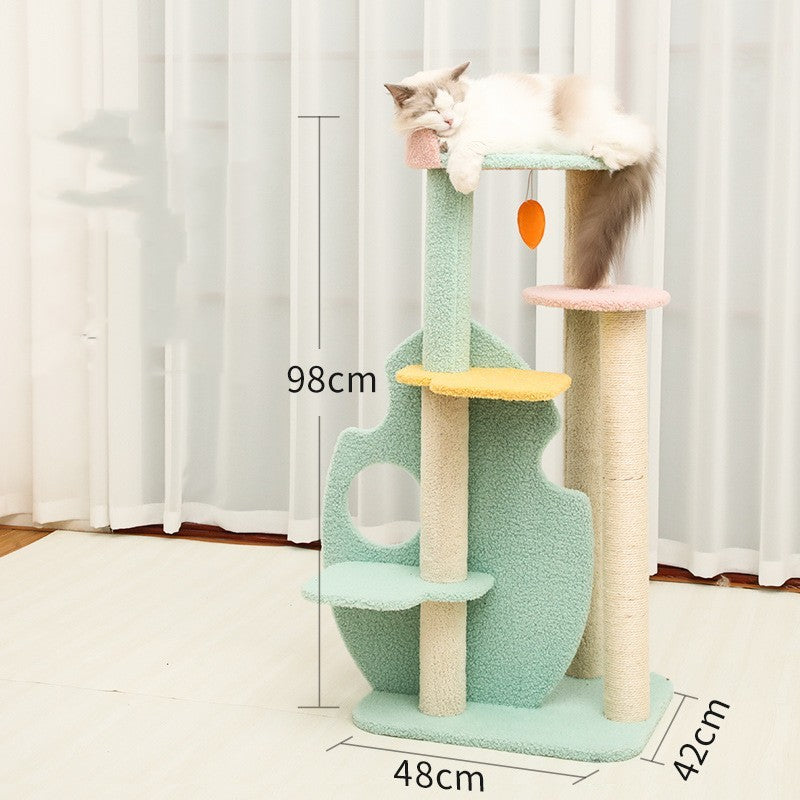 Heavy-Duty Tall Cat Scratcher Post | Jumbo Size for Large Cats & Kittens