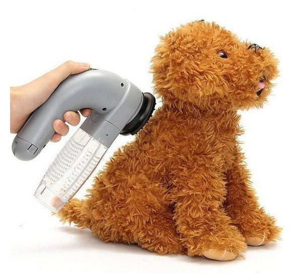 Electric Pet Massage & Cleaning Tool | Handheld Vacuum for Cat & Dog Hair