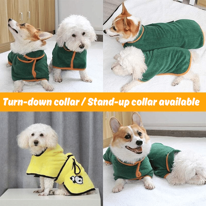 Lightweight Super Absorbent Pet Bathrobe